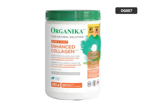 Organika Bone & Joint Enhanced Collagen 280g in Sri Lanka - supplementvault.lk